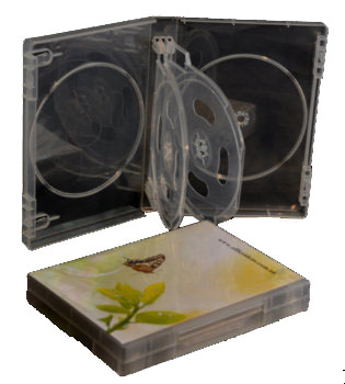 Quintuple DVD Case Super clear (27mm)